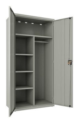 Welded Steel Combo Wardrobe Cabinet