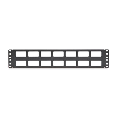 2U Cable Routing Blank