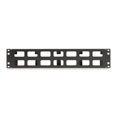 2U Tool-less 5 D-Ring Cable Manager
