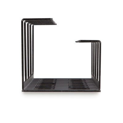 2U Tool-less 5 D-Ring Cable Manager