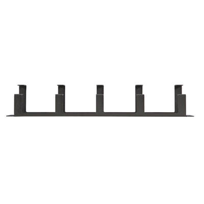 2U Tool-less 5 D-Ring Cable Manager