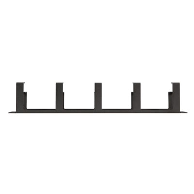 2U Tool-less 5 D-Ring Cable Manager