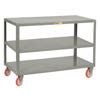 Mobile Table w/ 3 Shelves- 4 Swivel Casters, 24'W