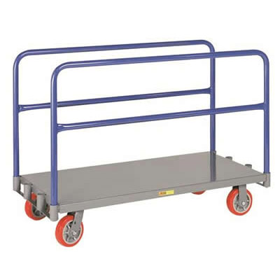 Adjustable Sheet & Panel Truck, 6" Polyurethane Casters (3,600 lbs. Capacity), 30" Wide
