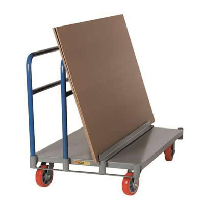 Adjustable Sheet & Panel Truck, 6" Polyurethane Casters (3,600 lbs. Capacity), 30" Wide