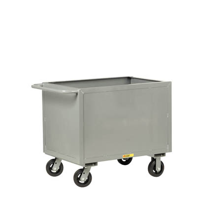 Sheet Steel Box Truck w/ 6" Mold-On Rubber Casters