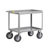 3' Cushion Load Deep Shelf Truck, 9' Pneumatic Casters (1,200 lbs. capacity)