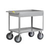 6' Cushion Load Deep Shelf Truck, 9' Pneumatic Casters (1,200 lbs. capacity)