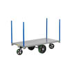 Heavy Duty Pipe Stake Truck, Polyurethane Wheels