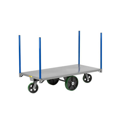 Heavy Duty Pipe Stake Truck, Polyurethane Wheels