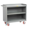 48' Wide Mobile Bench Cabinet w/ Center Shelf
