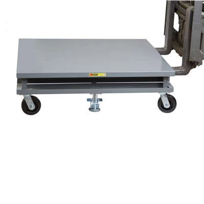 Pallet Dolly w/ Fork Pockets & Floor Locks