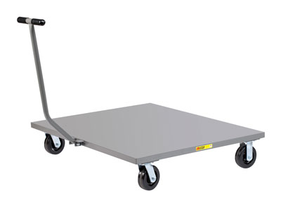 Solid Deck Pallet Dolly w/ T-Handle