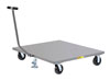 Solid Deck Pallet Dolly w/ T-Handle & Floor Lock