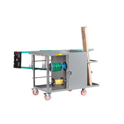 Wire Reel Cart w/ Cabinet