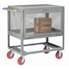 Raised Platform Box Truck w/ Expanded Metal Sides, Gate, & Lid