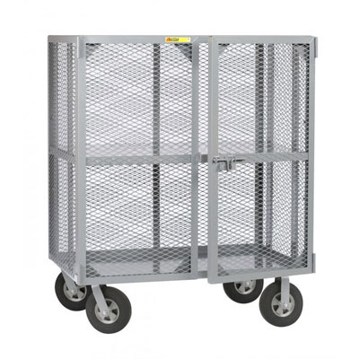 Job Site Security Box, One Adjustable Shelf, 60"W x 24"D x 60"H