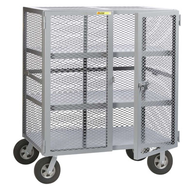Job Site Security Box, Two Center Shelves