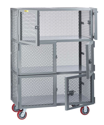 3 Compartment Mobile Storage Locker
