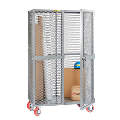All Welded Mobile Storage Locker w/ No Center Shelf