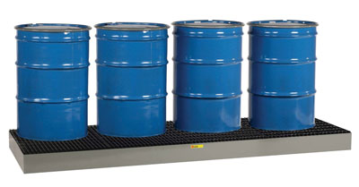 Low Profile Spill Control Platform, 4 Drum