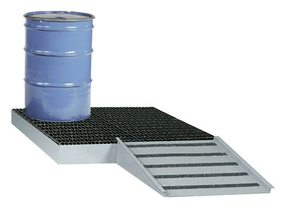 Low Profile Spill Control Platform, 4 Drum