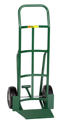 Shovel Nose Hand Truck, Foot Kick Model w/ Continuous Handle