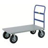 Cushion-Load Platform Trucks, 10' Solid Rubber (1,500 lbs. Capacity), 24' Wide
