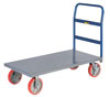 Heavy-Duty Platform Truck 24'W, 8' Polyurethane Casters with Brakes (3,600 lbs. Capacity)