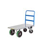 Heavy-Duty Platform Truck, Polyurethane Tired Wheels (4,000 lbs. Capacity)