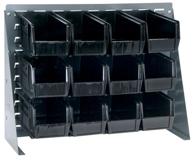 Bench Rack w/ (12) 10-7/8"L Bins, 27" Long