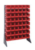 Single Sided Rail System w/ (48) 10-7/8'L Bins, 36' Long