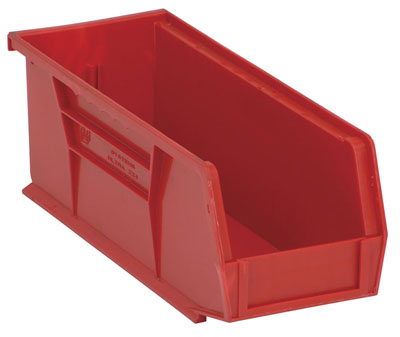 Ultra Stack and Hang Bin, 10-7/8"L x 4-1/8"W x 4"H, Carton of 12