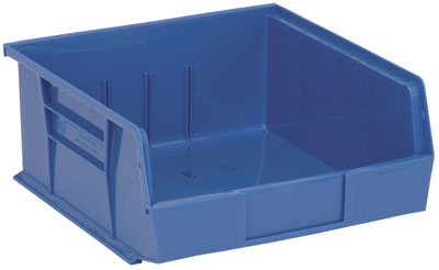 Ultra Stack and Hang Bin, 10-7/8"L x 11"W x 5"H, Caron of 6