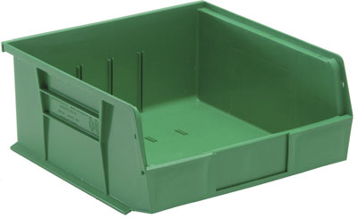 Ultra Stack and Hang Bin, 10-7/8"L x 11"W x 5"H, Caron of 6