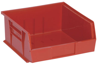 Ultra Stack and Hang Bin, 10-7/8"L x 11"W x 5"H, Caron of 6