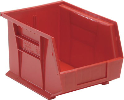 Ultra Stack and Hang Bin, 10-3/4"L x 8-1/4"W x 7"H, Carton of 6