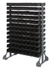 Double Sided Rail System w/ 192 Bins, 36' Long