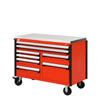R5XHE-1018, Heavy-Duty Mobile Cabinet, Stainless Top