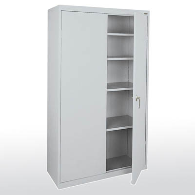 Valueline Series Fixed Shelves Storage Cabinet - 5 Color Options 