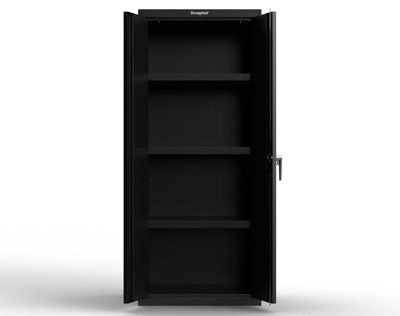 Heavy-Duty 18 GA Cabinet with 3 Shelves - 30" W x 24" D x 72" H
