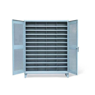 Ventilated Cabinet With Vertical Dividers, 48 Openings