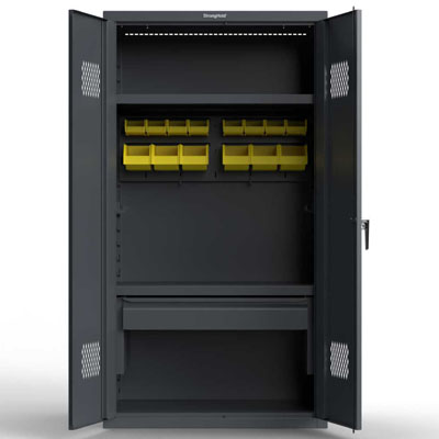 Heavy Duty 18 GA Medical Locker - 42" W x 24" D x 78" H
