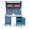 Workbench with Pegboard and Maple Top