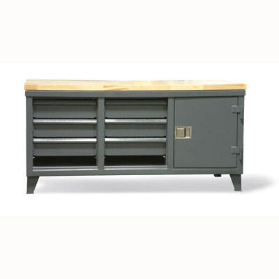 Workbench with Paddle Handle